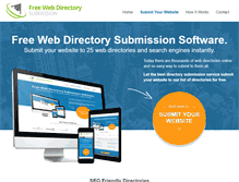 Tablet Screenshot of freewebdirectorysubmission.com